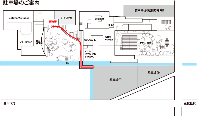 行善寺駐車場のご案内